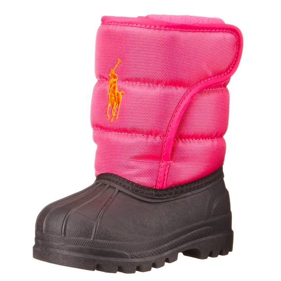 NWT Polo Ralph Lauren Girls Snow Boots • Size 1 - Picture 7 of 16